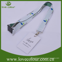 Hochwertige Schönheit gewebte Lanyard mit ID-Tasche